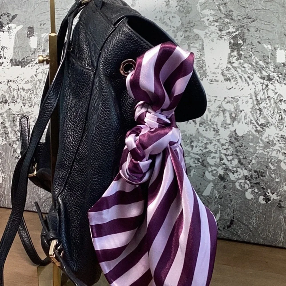 Michael Kors Black Leather Backpack - Picture 6 of 11